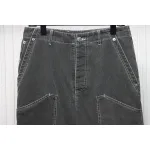 Dior x Stone Island 24Fw Pocket Dior Island Logo Denim Pants Grey