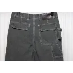 Dior x Stone Island 24Fw Pocket Dior Island Logo Denim Pants Grey