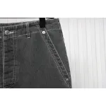 Dior x Stone Island 24Fw Pocket Dior Island Logo Denim Pants Grey