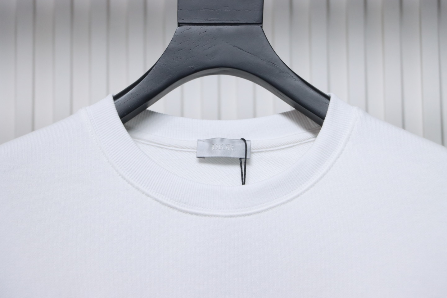 Dior x Stonelsland Embroidered Logo Crewneck Sweatshirt White