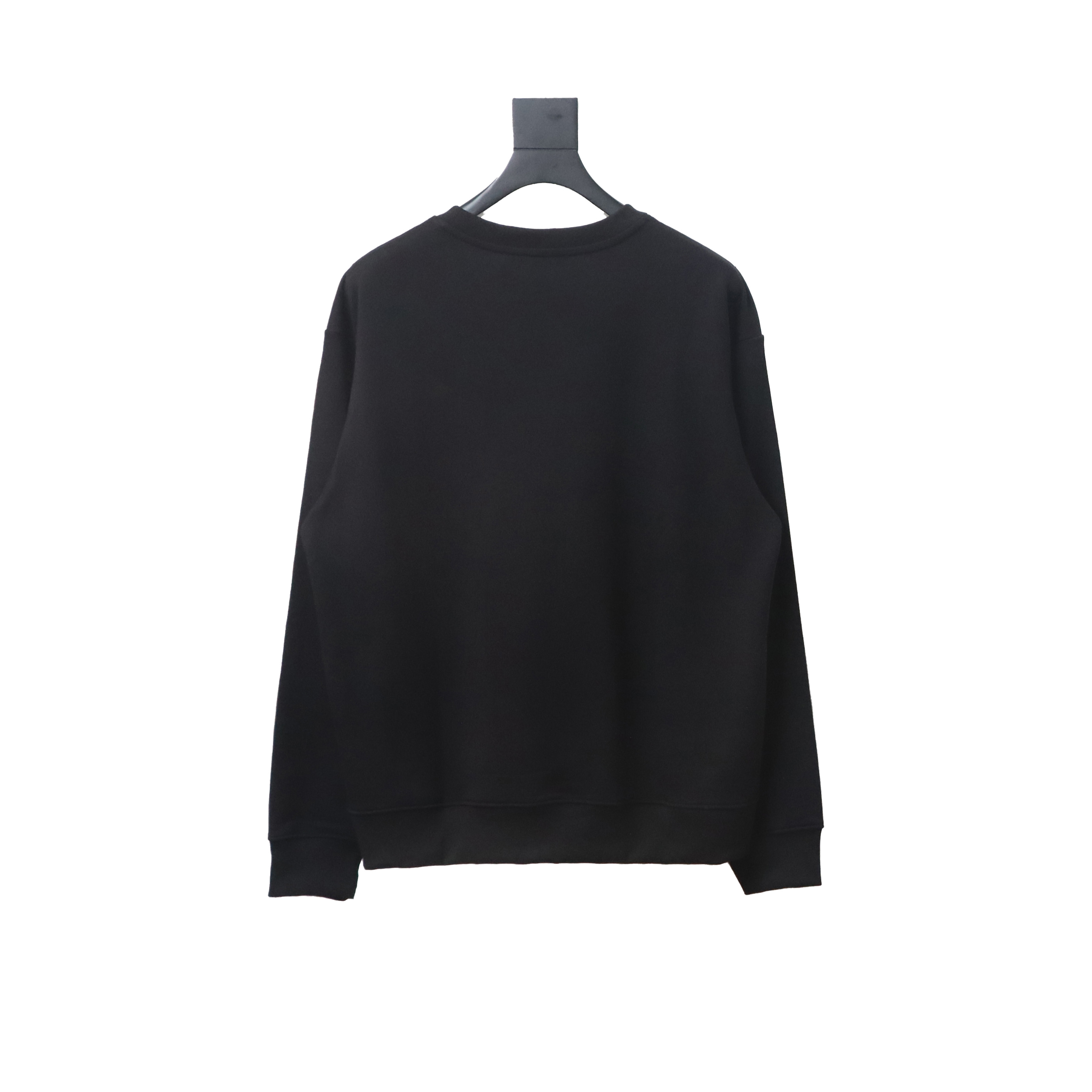 Louis Vuitton 24Fw Butterfly And Floral Painted Print Sweatshirt Black