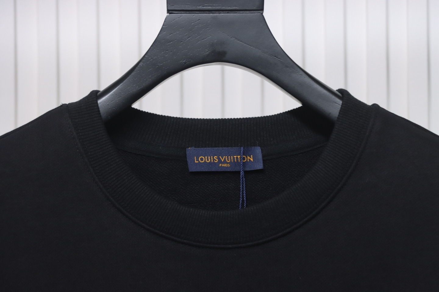 Louis Vuitton 24FW Graffiti Hand-Painted Pumpkin Crewneck Sweatshirt Black