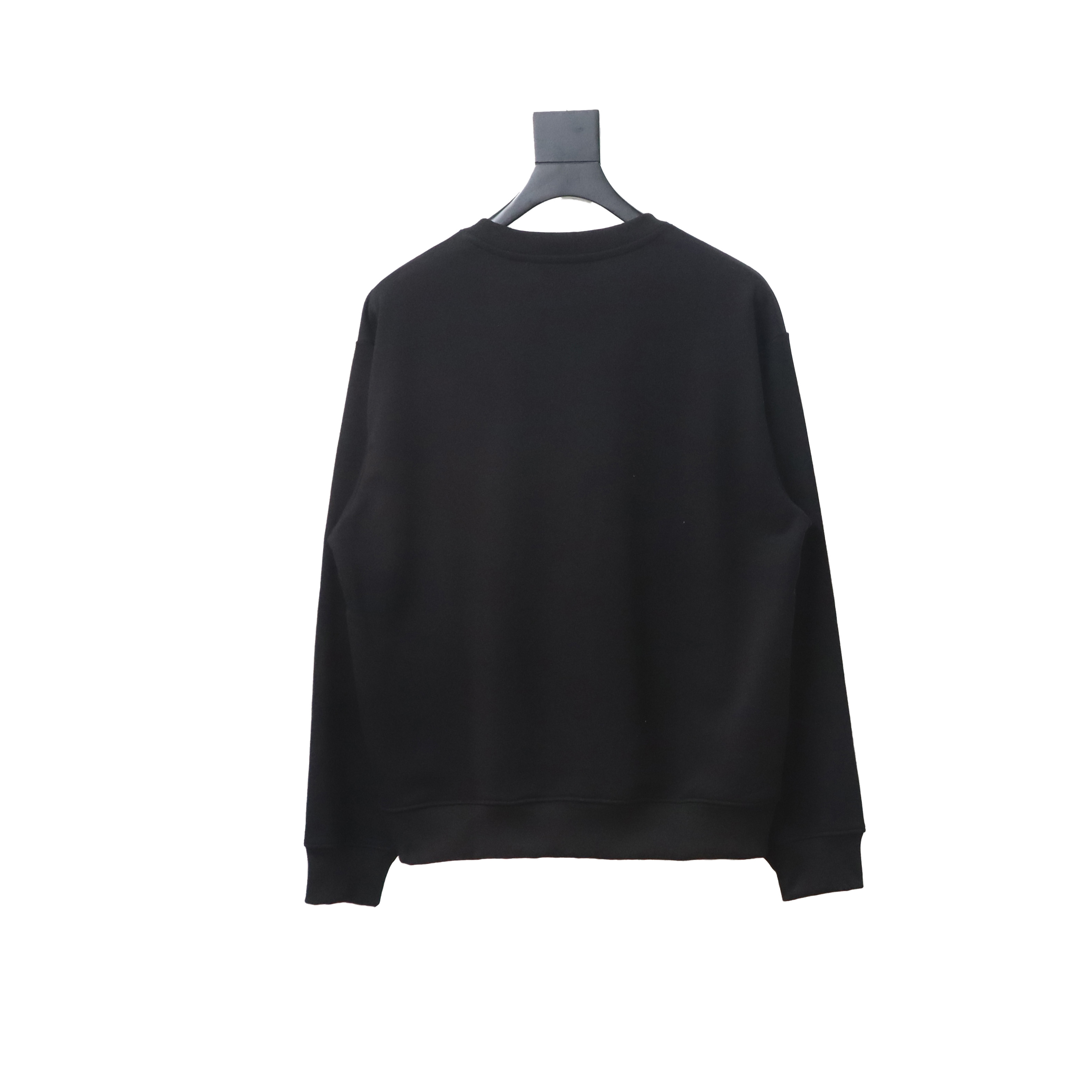 Louis Vuitton 24Fw Graffiti Print Crew Neck Sweatshirt Black