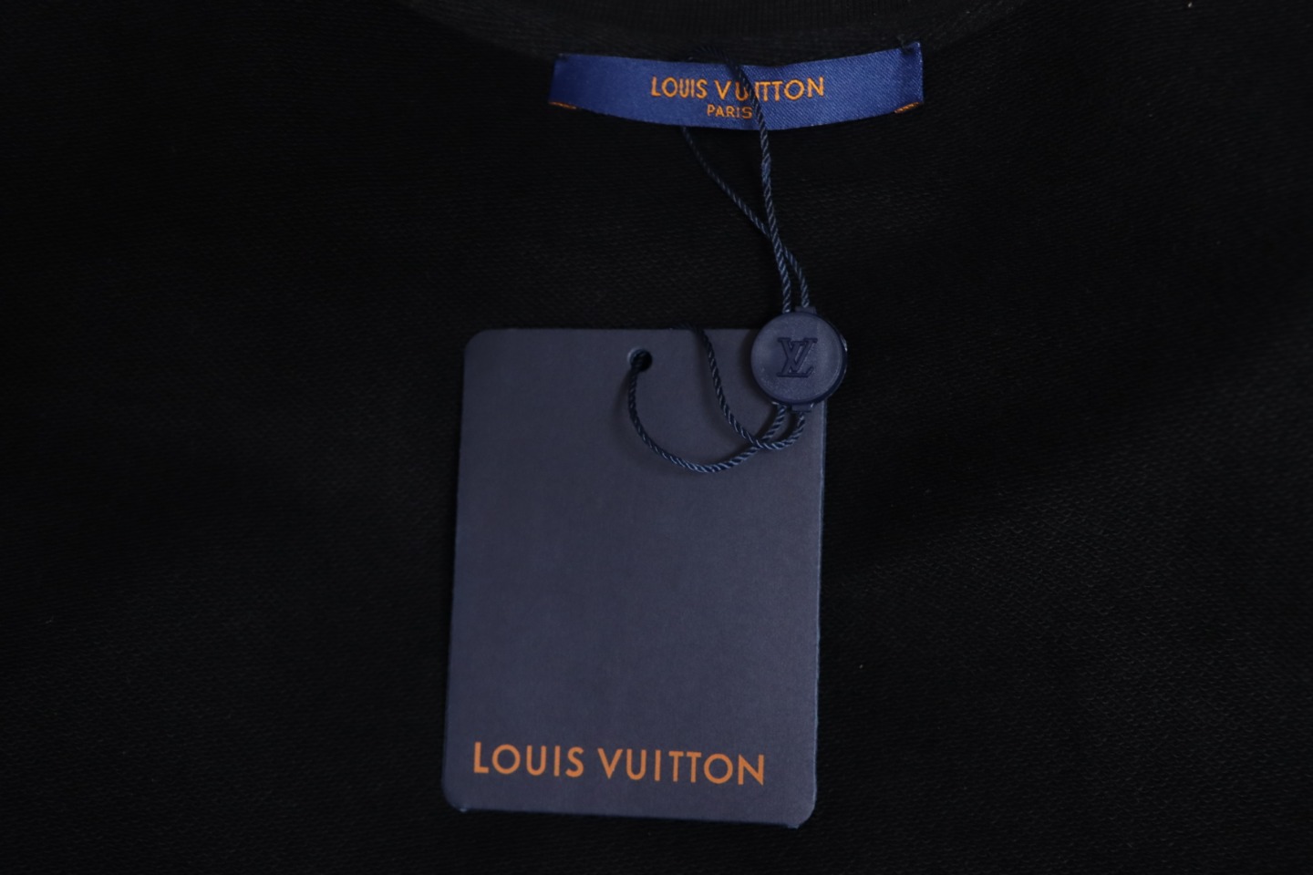 Louis Vuitton 24Fw Graffiti Print Crew Neck Sweatshirt Black