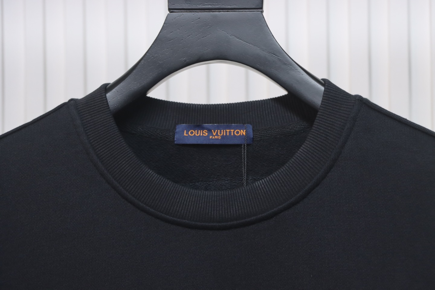 Louis Vuitton 24FW Three Flower Round Neck Sweatshirt Black