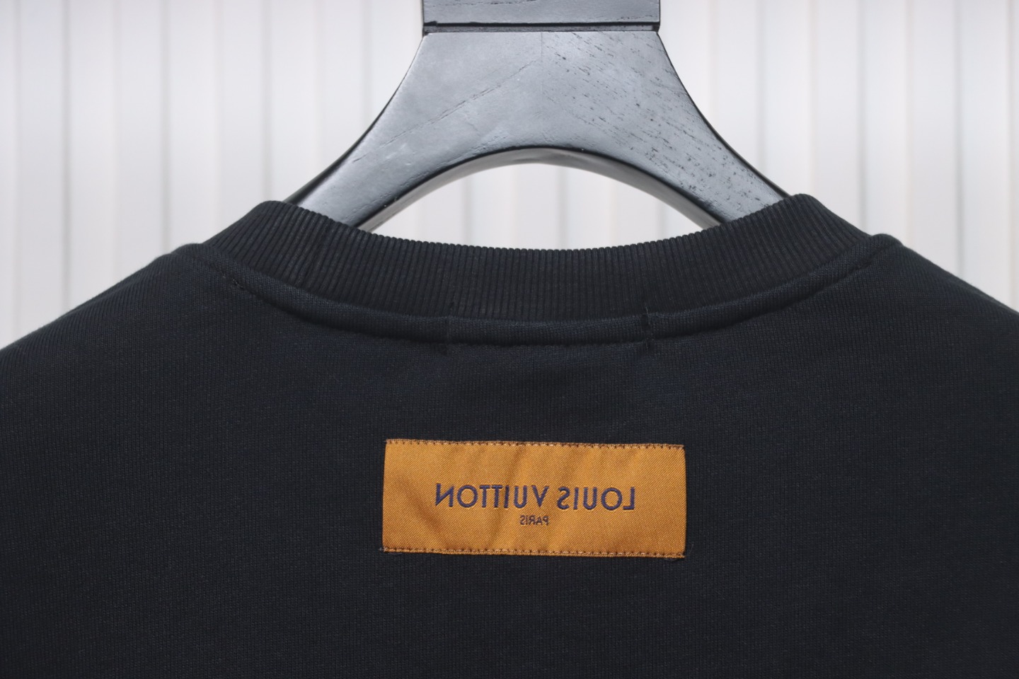Louis Vuitton 24FW Three Flower Round Neck Sweatshirt Black
