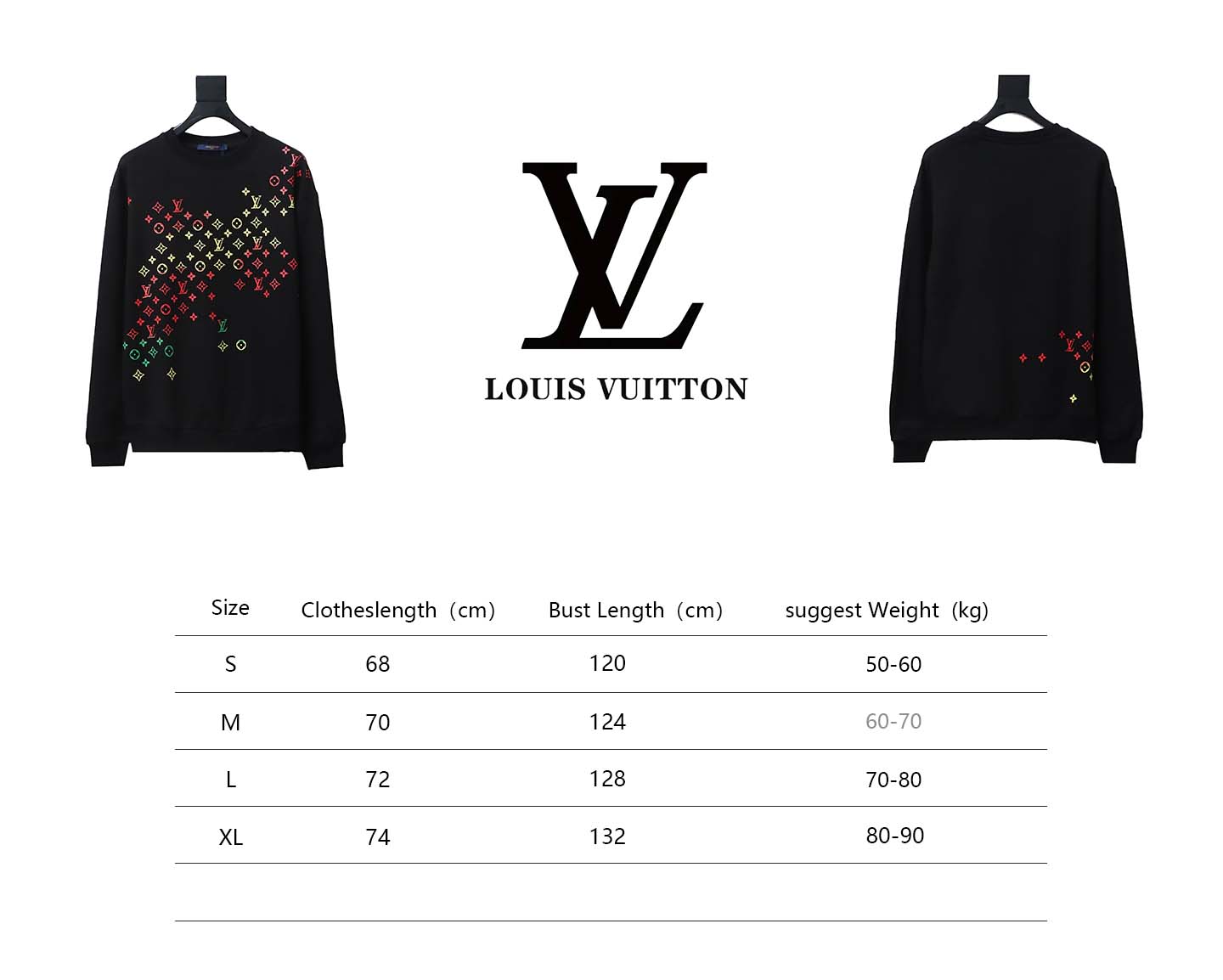 Louis Vuitton Graffiti Crewneck Sweatshirt Black