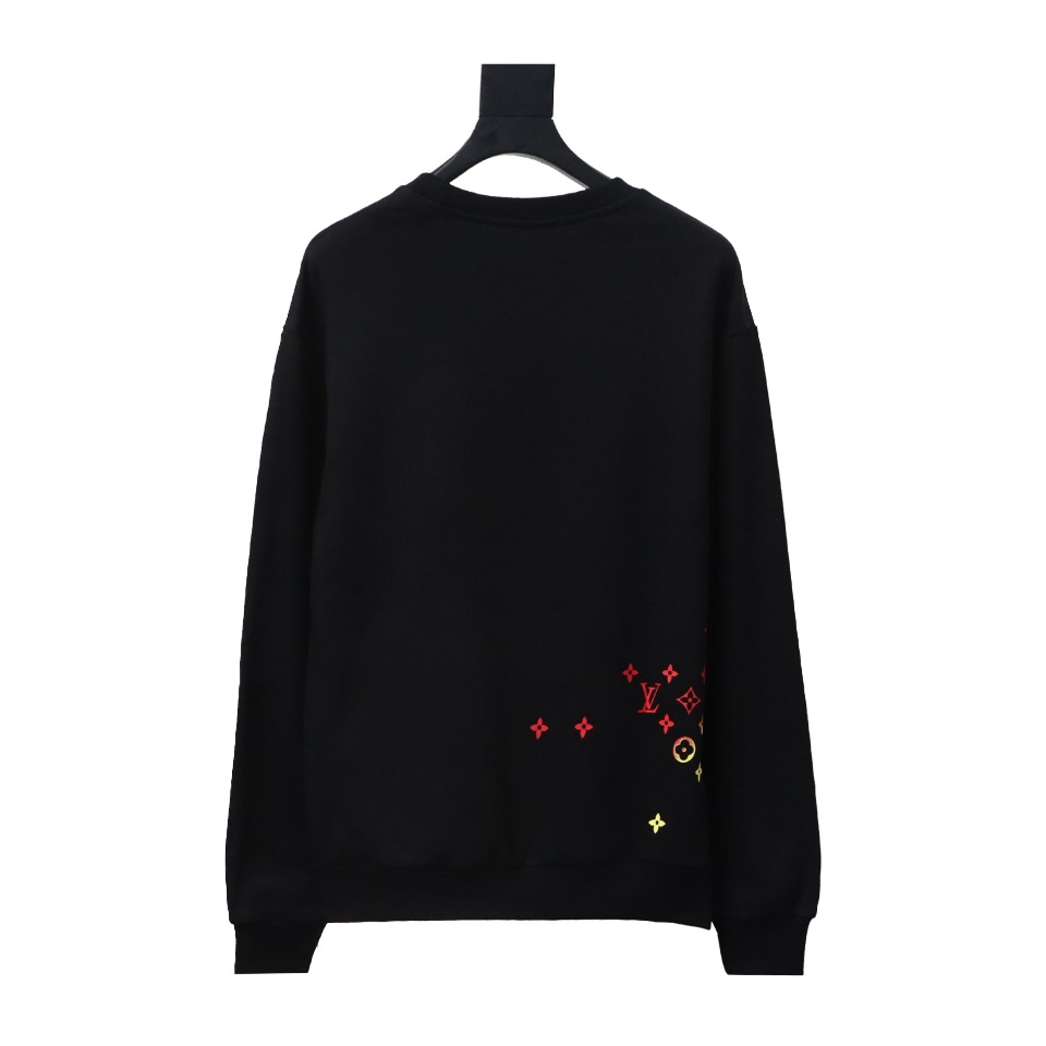 Louis Vuitton Graffiti Crewneck Sweatshirt Black