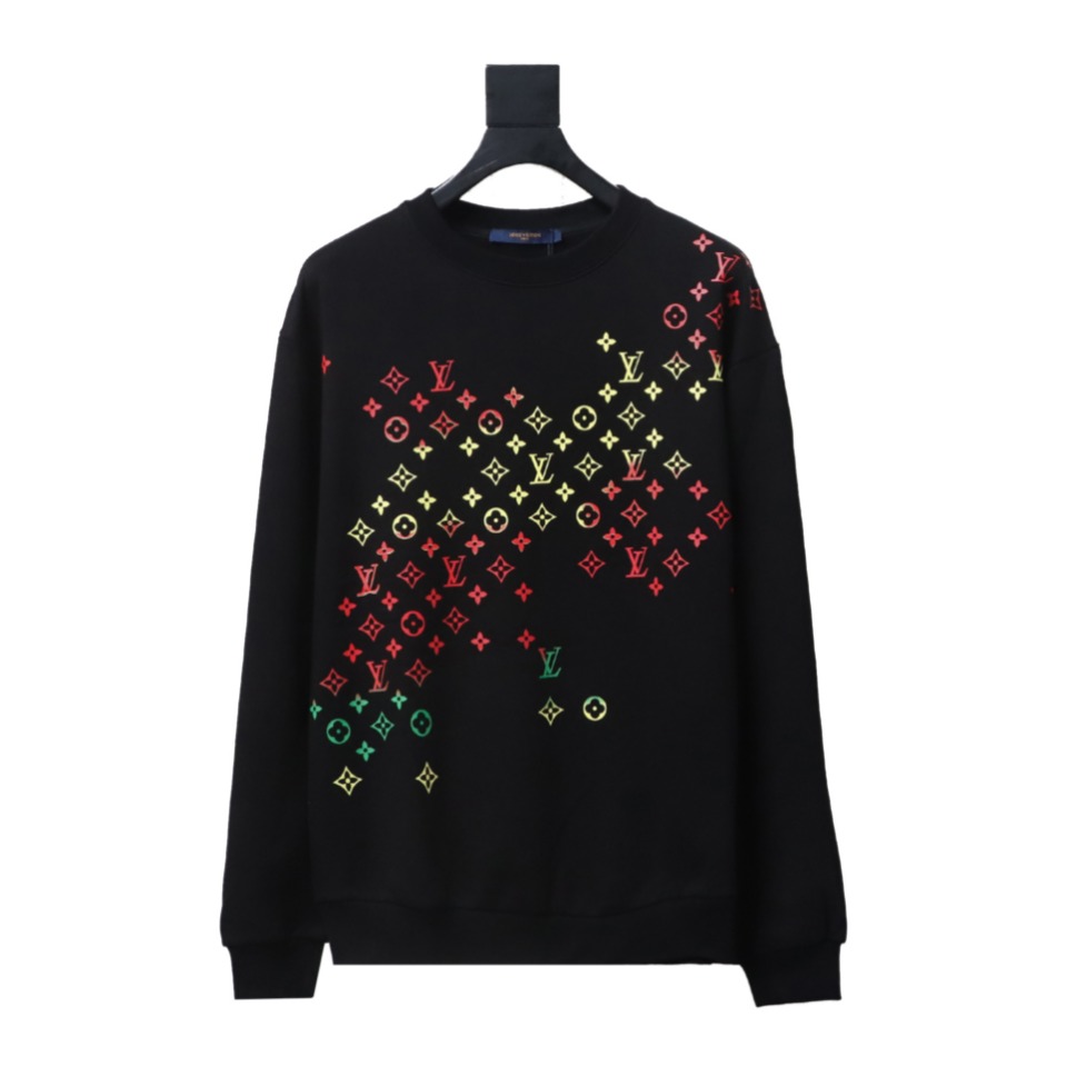 Louis Vuitton Graffiti Crewneck Sweatshirt Black