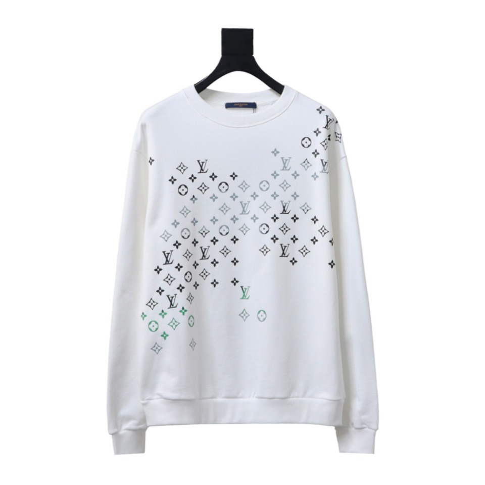 Louis Vuitton Graffiti Crewneck Sweatshirt White