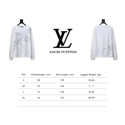 Louis Vuitton Graffiti Crewneck Sweatshirt White 02