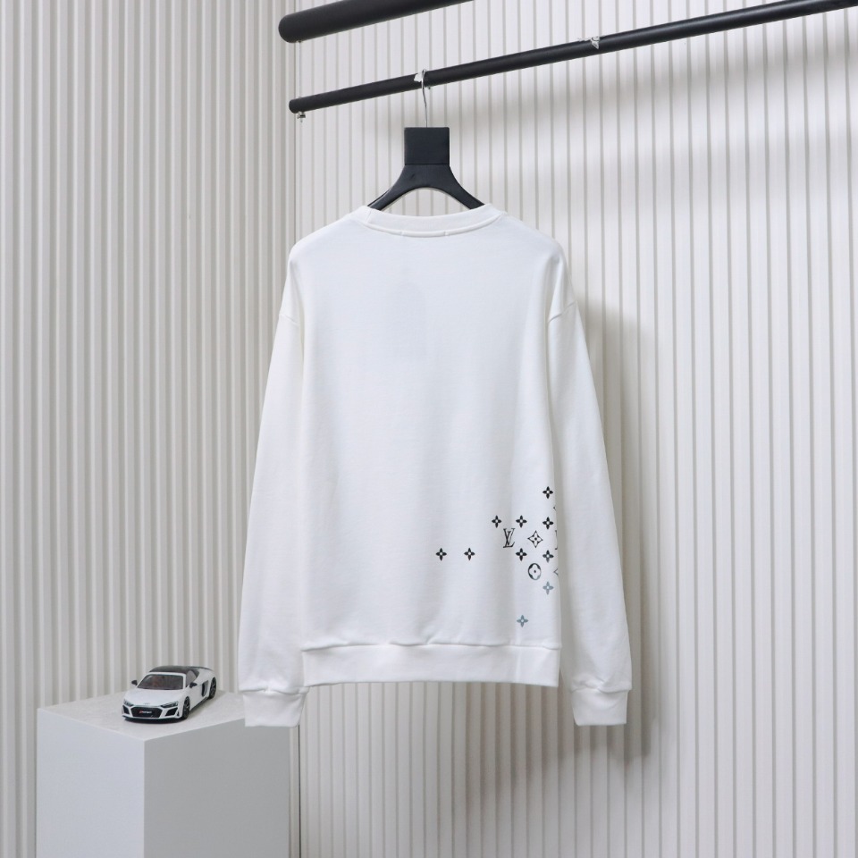 Louis Vuitton Graffiti Crewneck Sweatshirt White