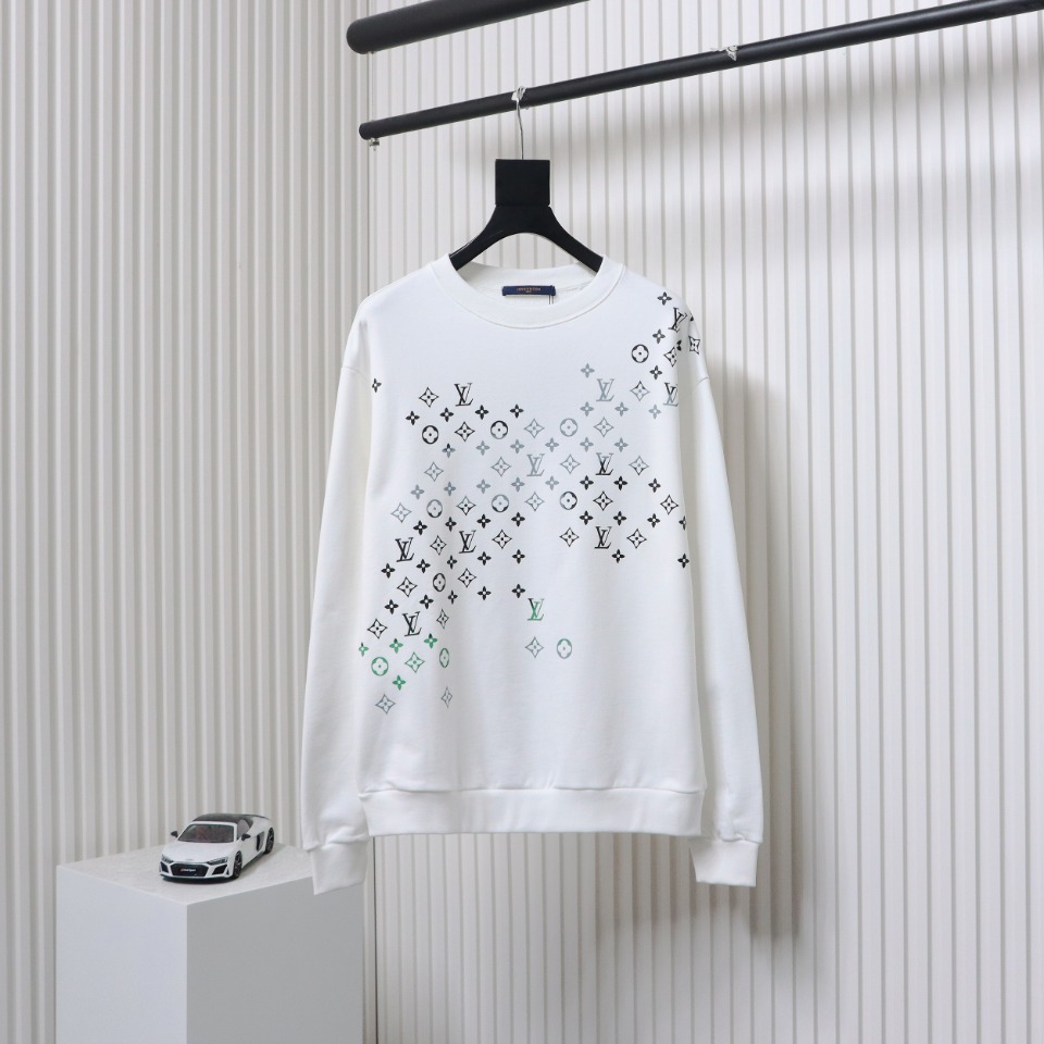 Louis Vuitton Graffiti Crewneck Sweatshirt White