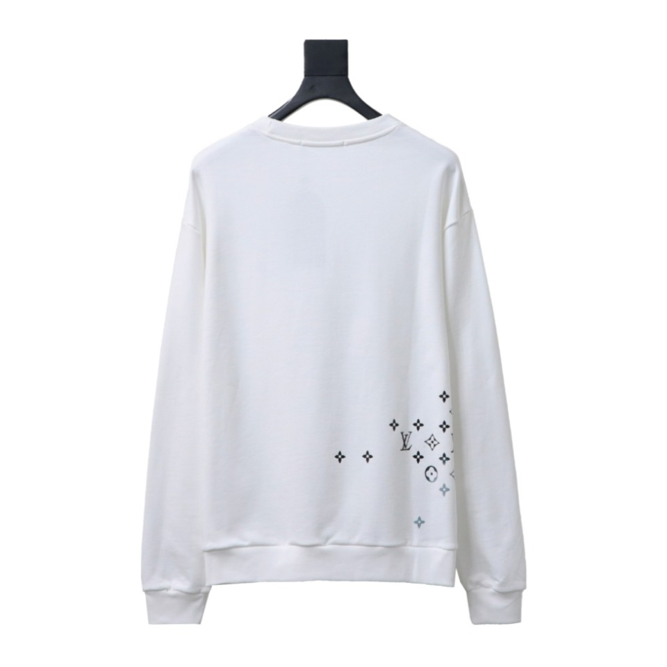 Louis Vuitton Graffiti Crewneck Sweatshirt White