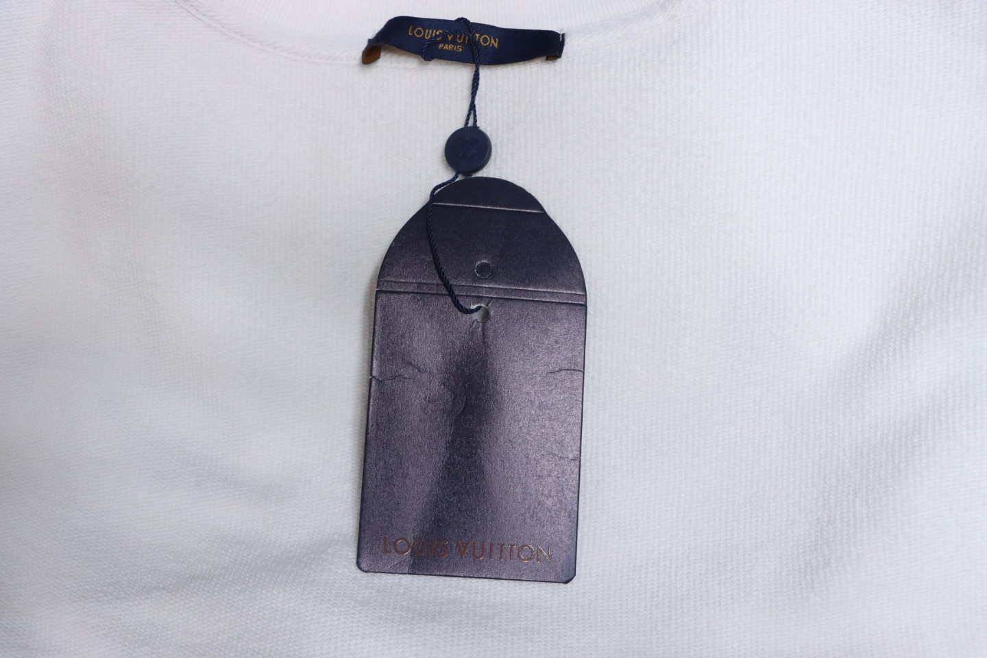 Louis Vuitton Graffiti Lettering Crewneck Sweatshirt White