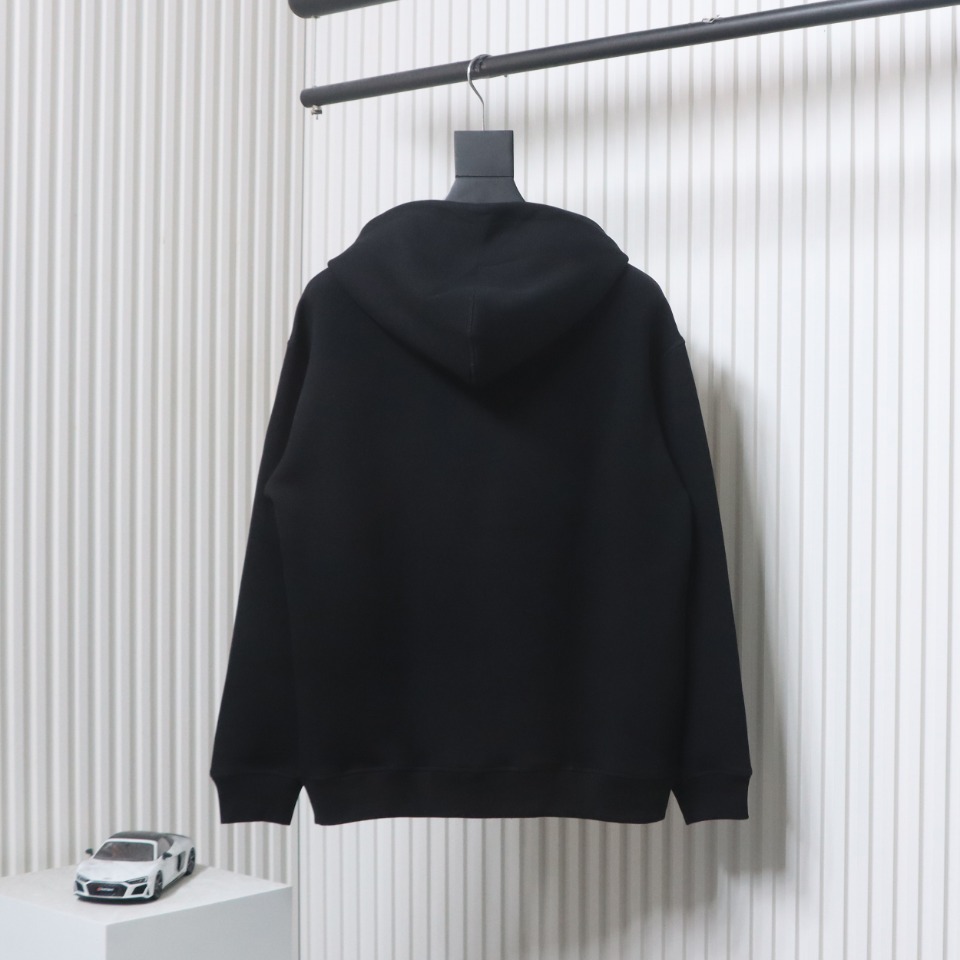 Louis Vuitton Hardware Floral Hoodie Black