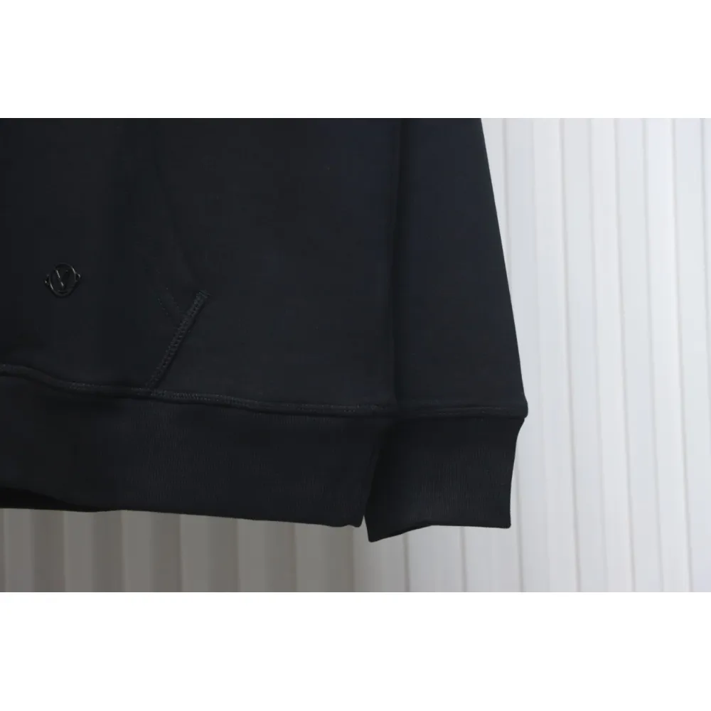 Louis Vuitton Hardware Floral Hoodie Black