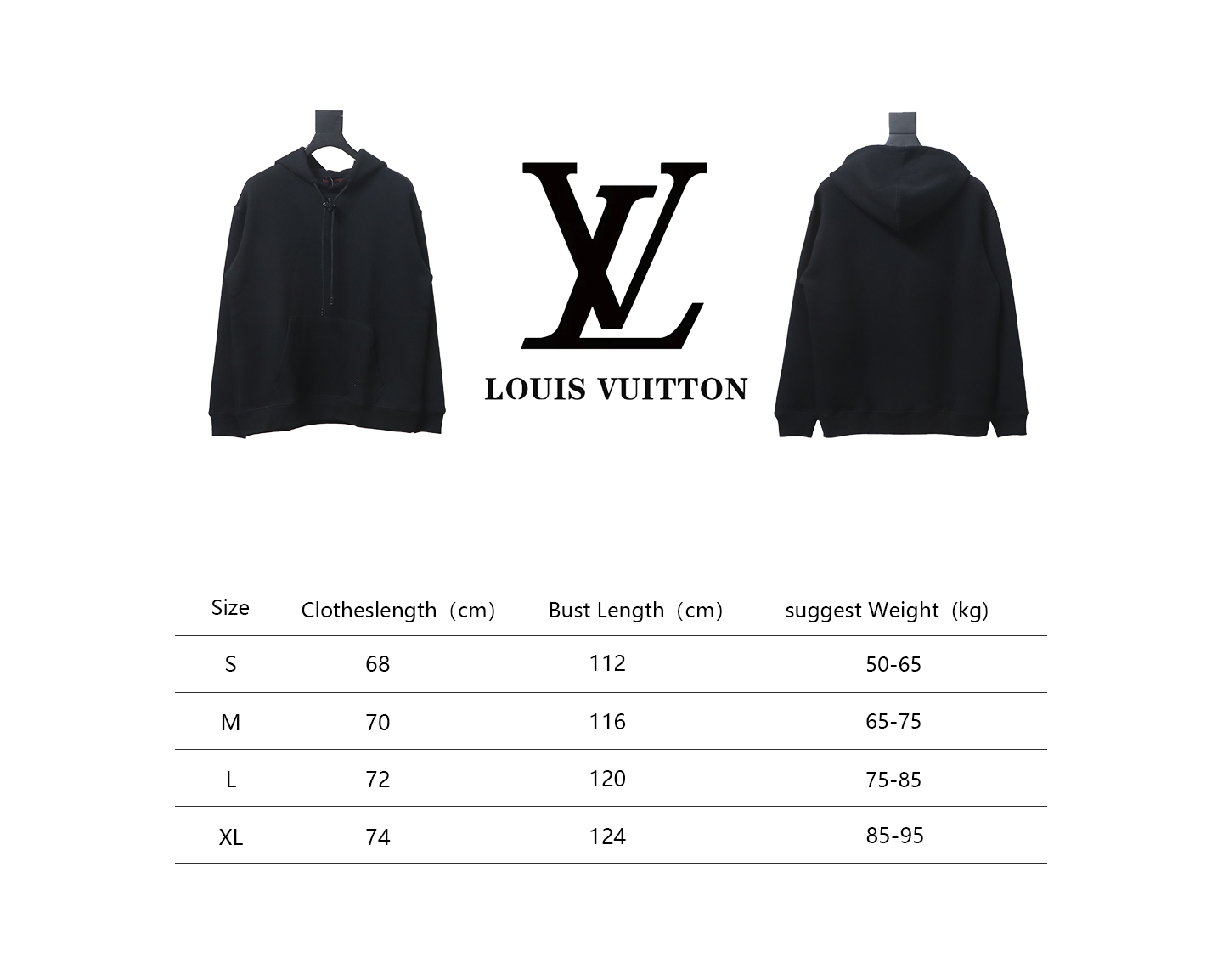 Louis Vuitton Hardware Floral Hoodie Black