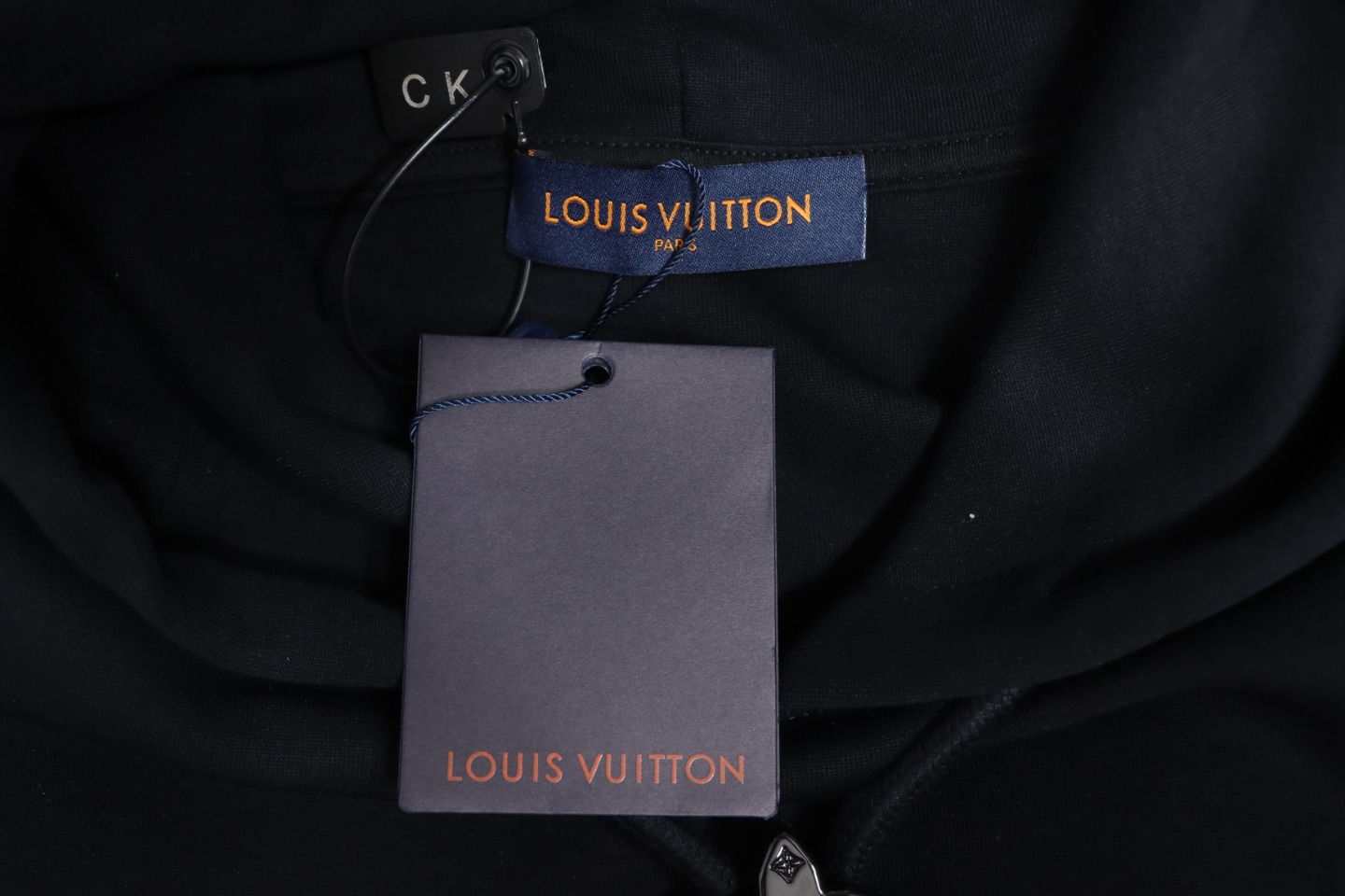 Louis Vuitton Hardware Floral Hoodie Black