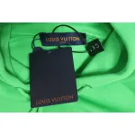Louis Vuitton Hardware Floral Hoodie Green