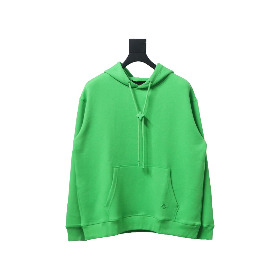 Louis Vuitton Hardware Floral Hoodie Green