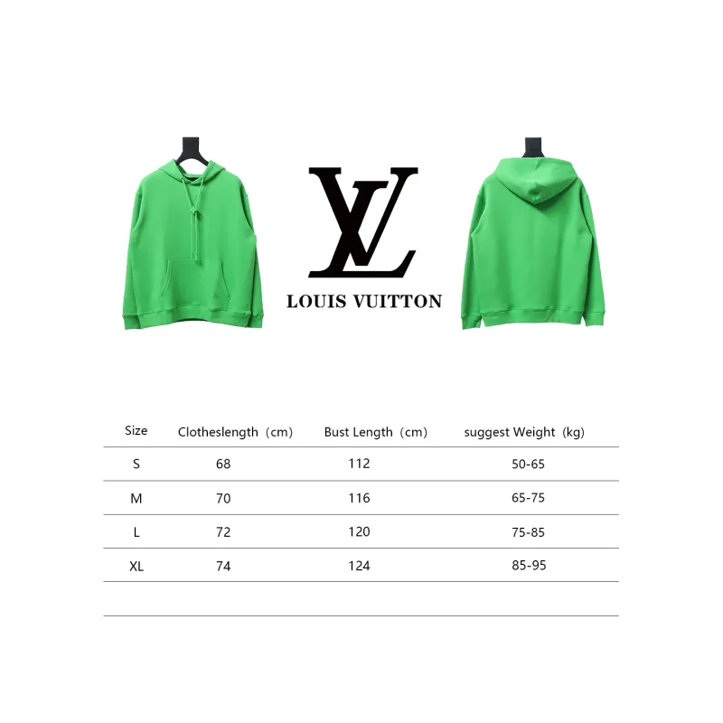 Louis Vuitton Hardware Floral Hoodie Green