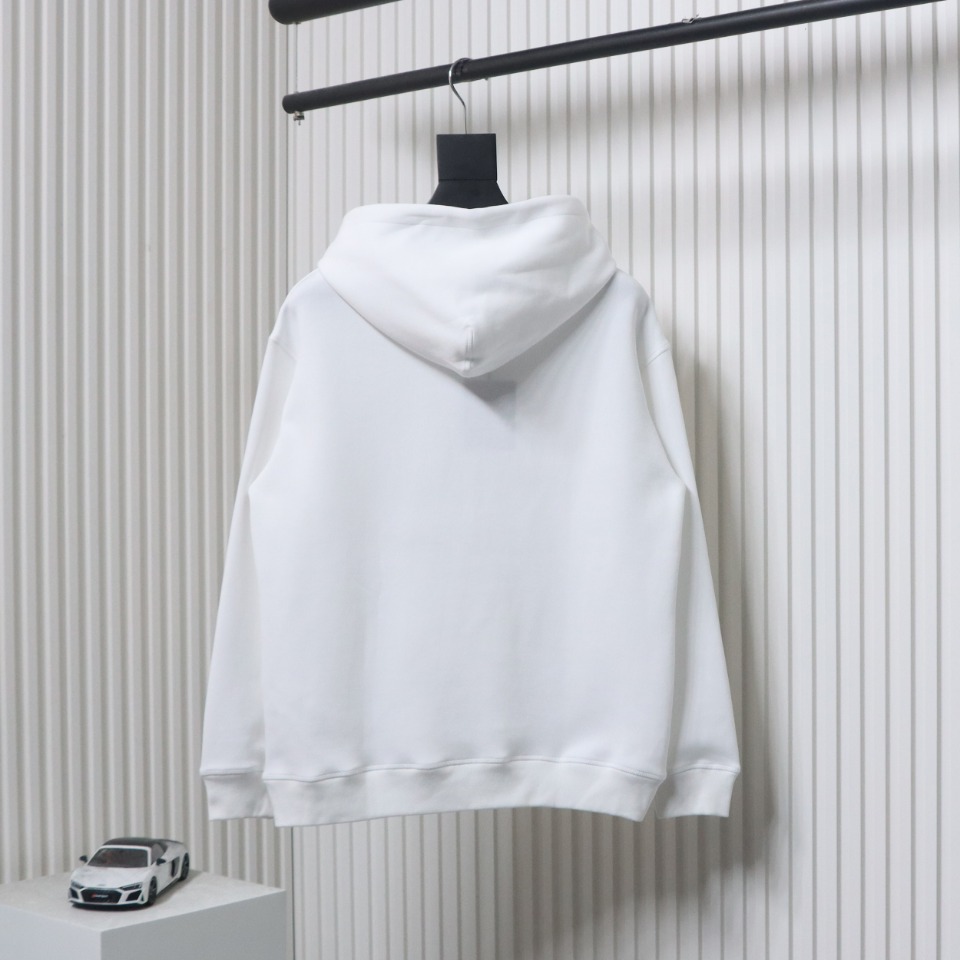 Louis Vuitton Hardware Floral Hoodie White