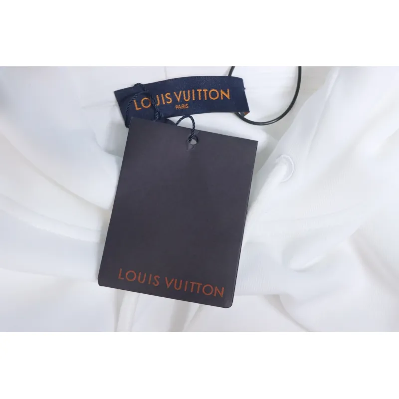 Louis Vuitton Hardware Floral Hoodie White