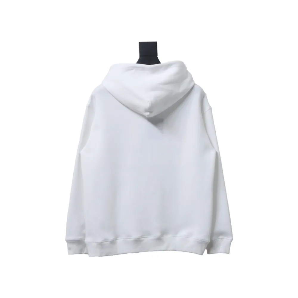 Louis Vuitton Hardware Floral Hoodie White