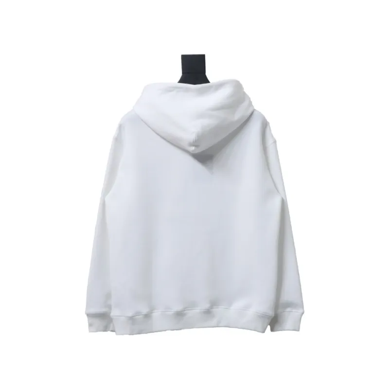 Louis Vuitton Hardware Floral Hoodie White