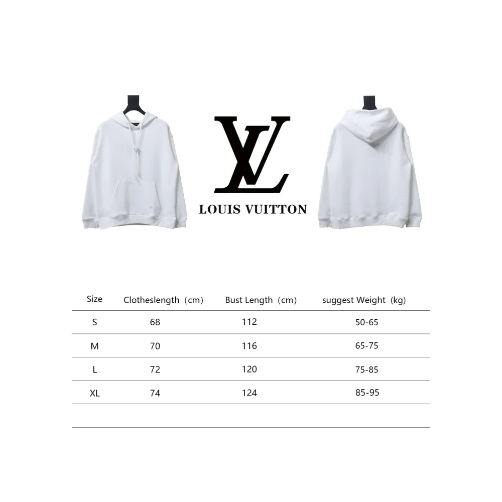 Louis Vuitton Hardware Floral Hoodie White