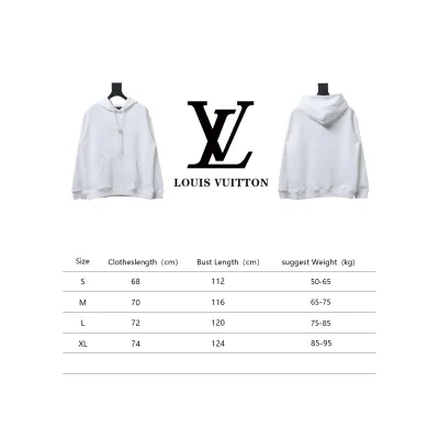 Louis Vuitton Hardware Floral Hoodie White 02