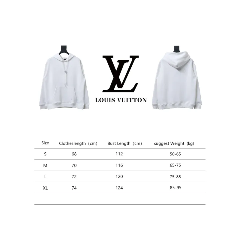 Louis Vuitton Hardware Floral Hoodie White