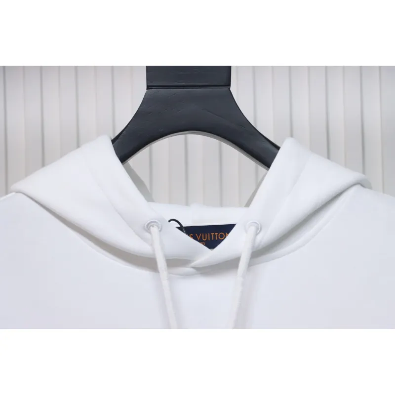 Louis Vuitton Hardware Floral Hoodie White