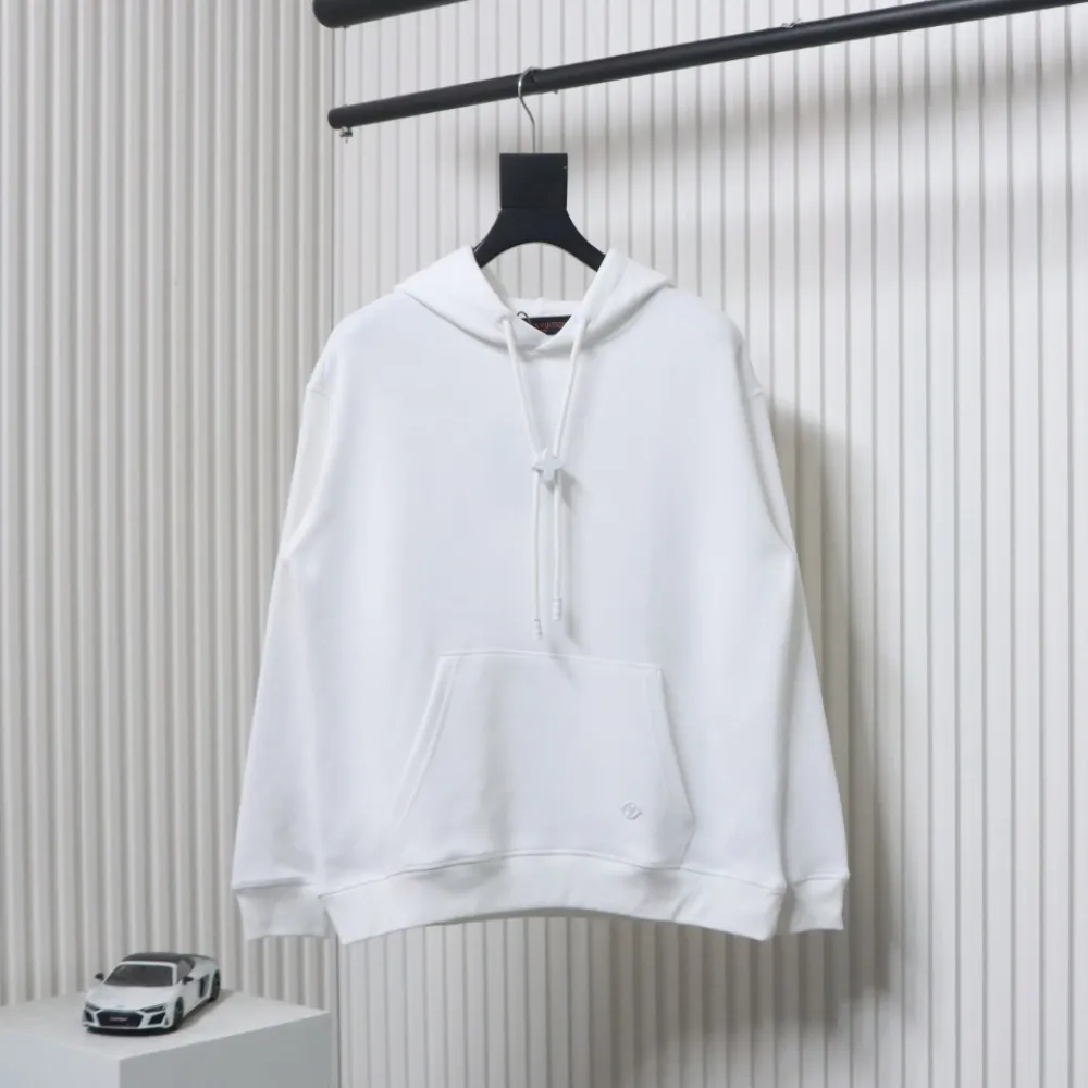 Louis Vuitton Hardware Floral Hoodie White