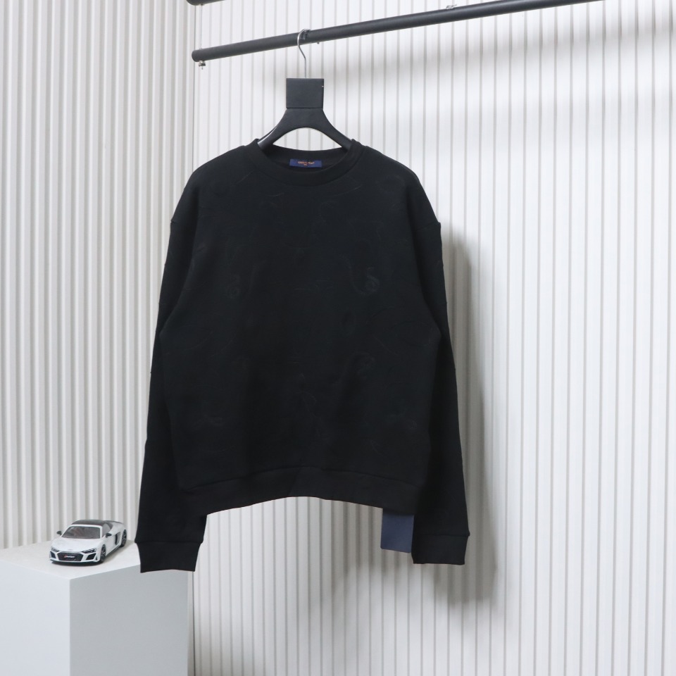 Louis Vuitton Intarsia Embroidery Crewneck Sweatshirt