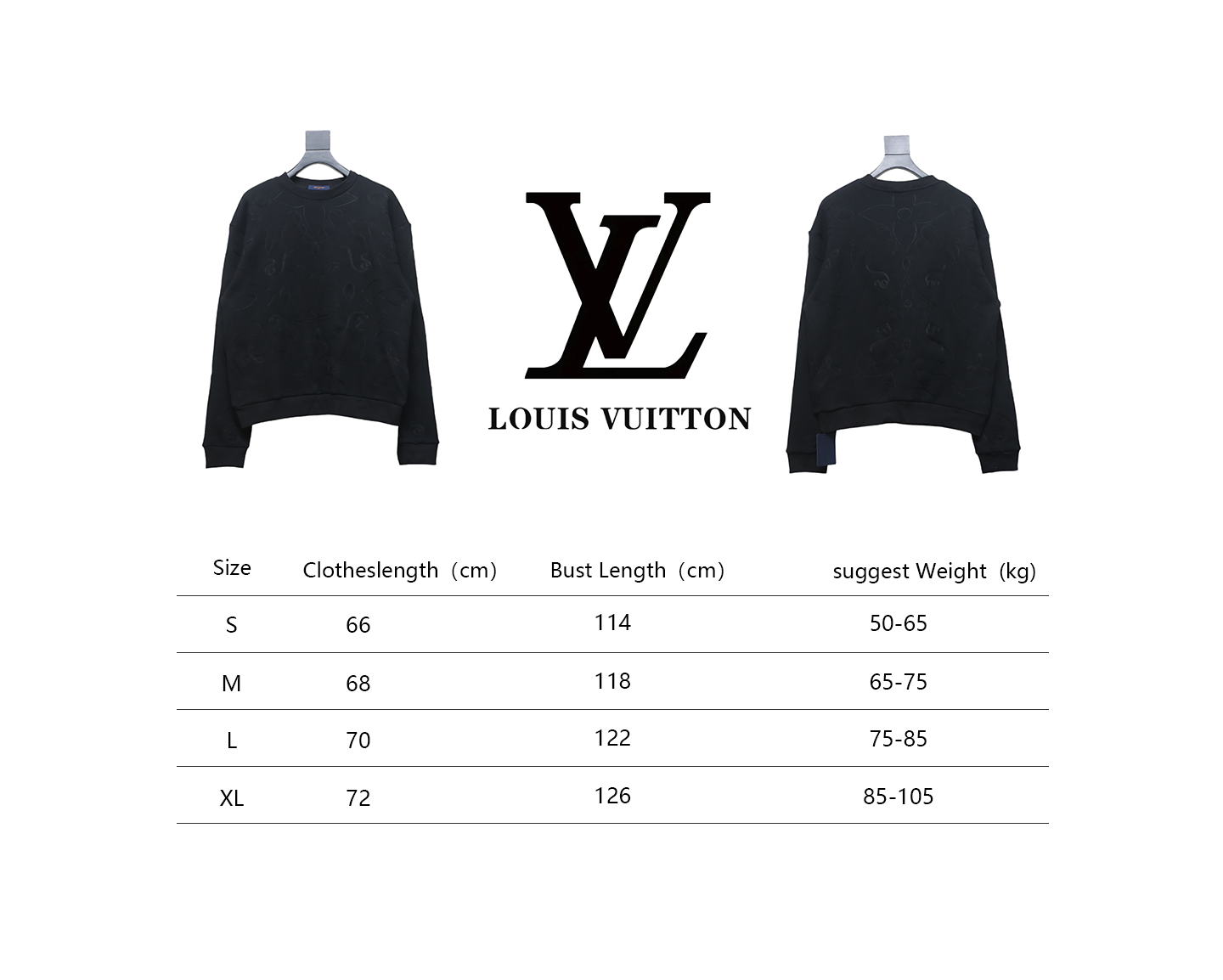 Louis Vuitton Intarsia Embroidery Crewneck Sweatshirt