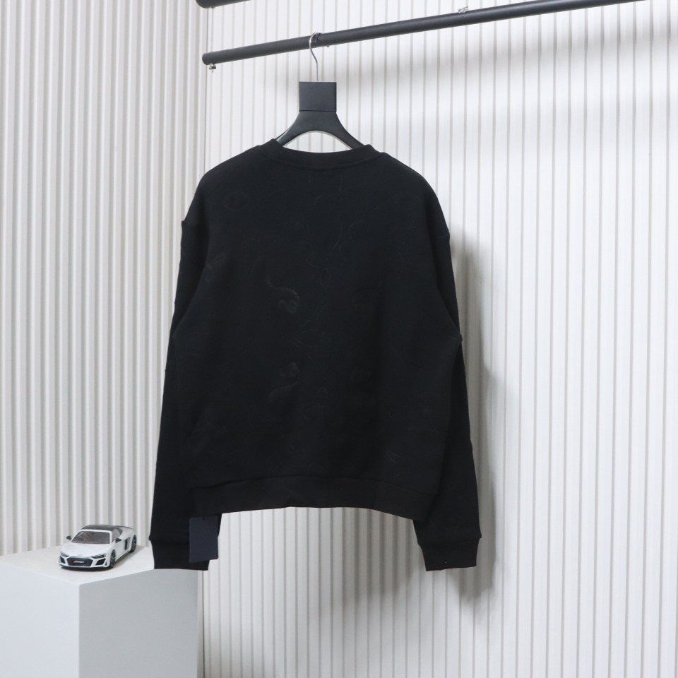 Louis Vuitton Intarsia Embroidery Crewneck Sweatshirt