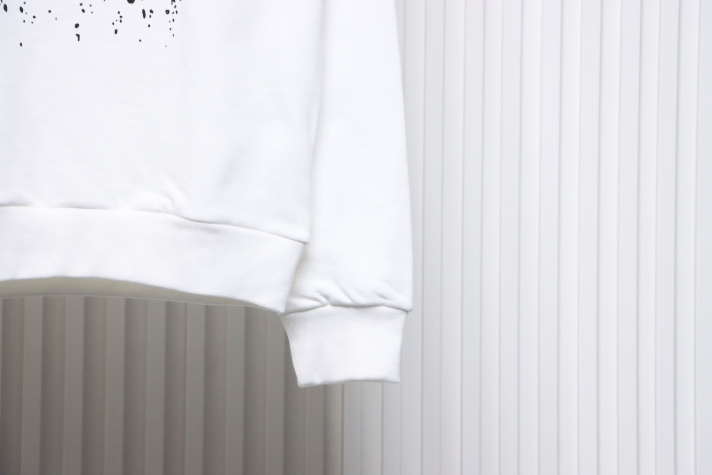 Louis Vuitton LV Logo Splash Print Round Neck Sweatshirt White