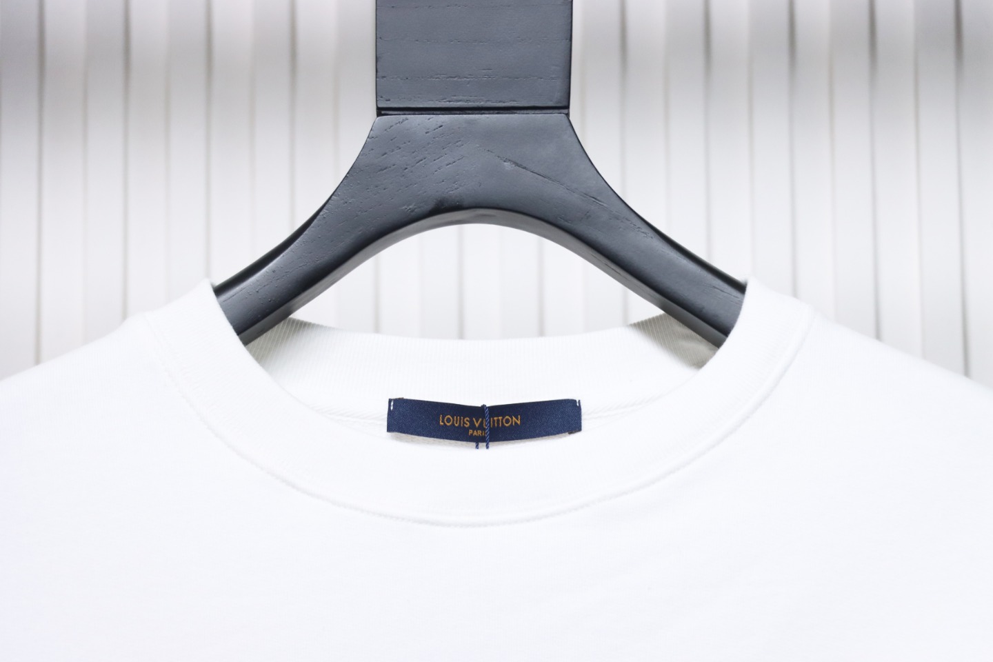 Louis Vuitton LV Logo Splash Print Round Neck Sweatshirt White