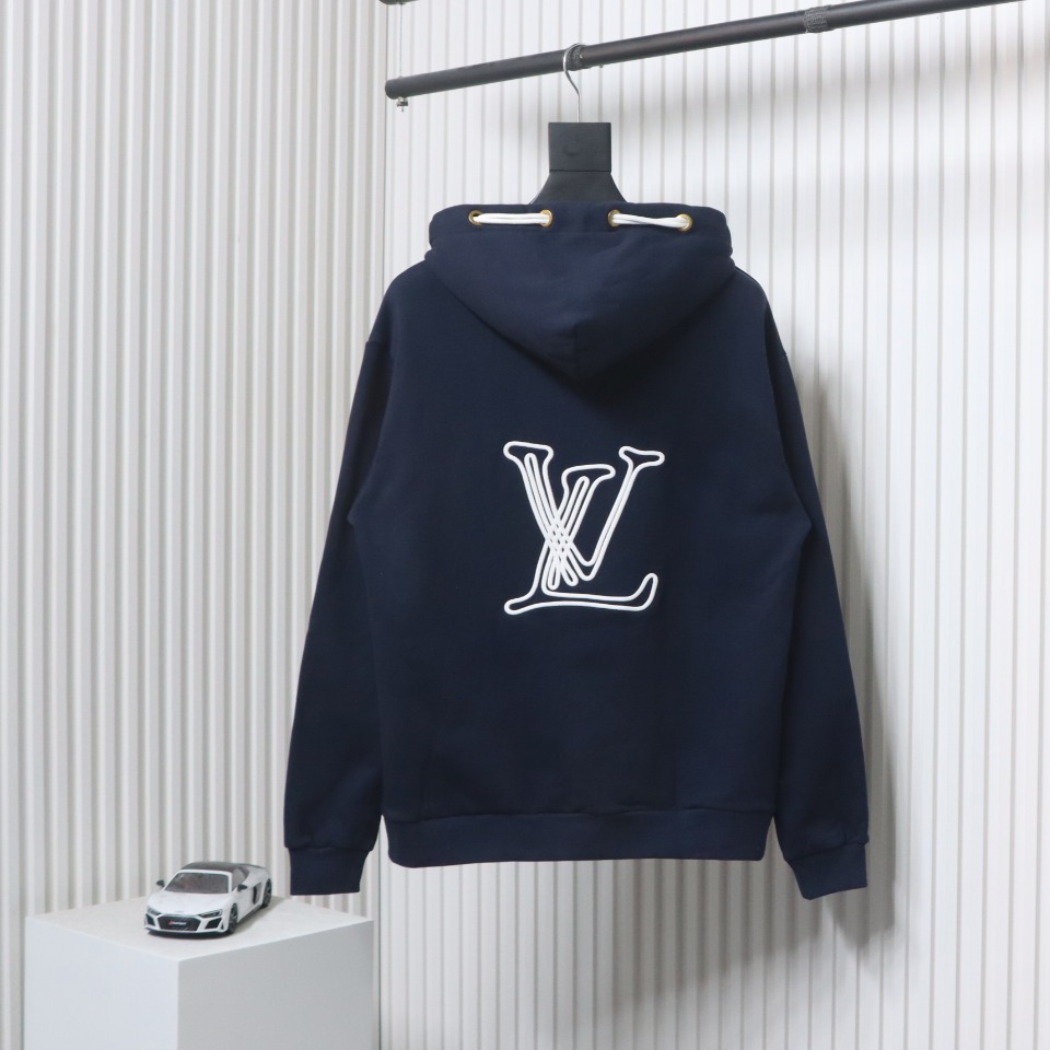 Louis Vuitton Nautical Double Knot Embroidered Hoodie