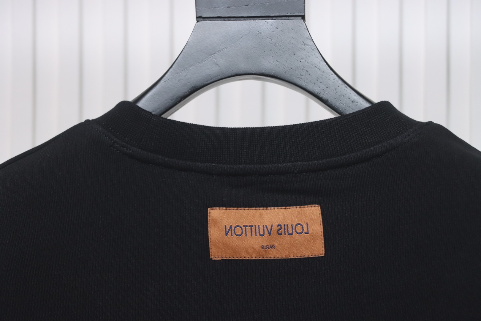 Louis Vuitton Pumpkin Print Crewneck Sweatshirt Black