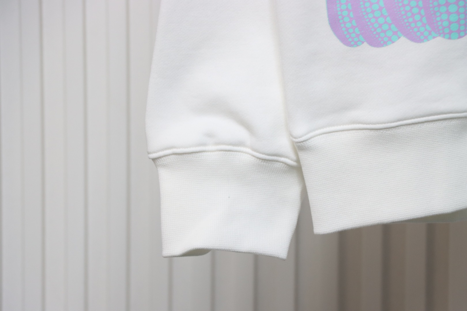Louis Vuitton Pumpkin Print Crewneck Sweatshirt White