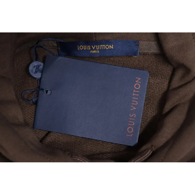 Louis Vuitton Turquoise Sunflower Drawstring Hoodie