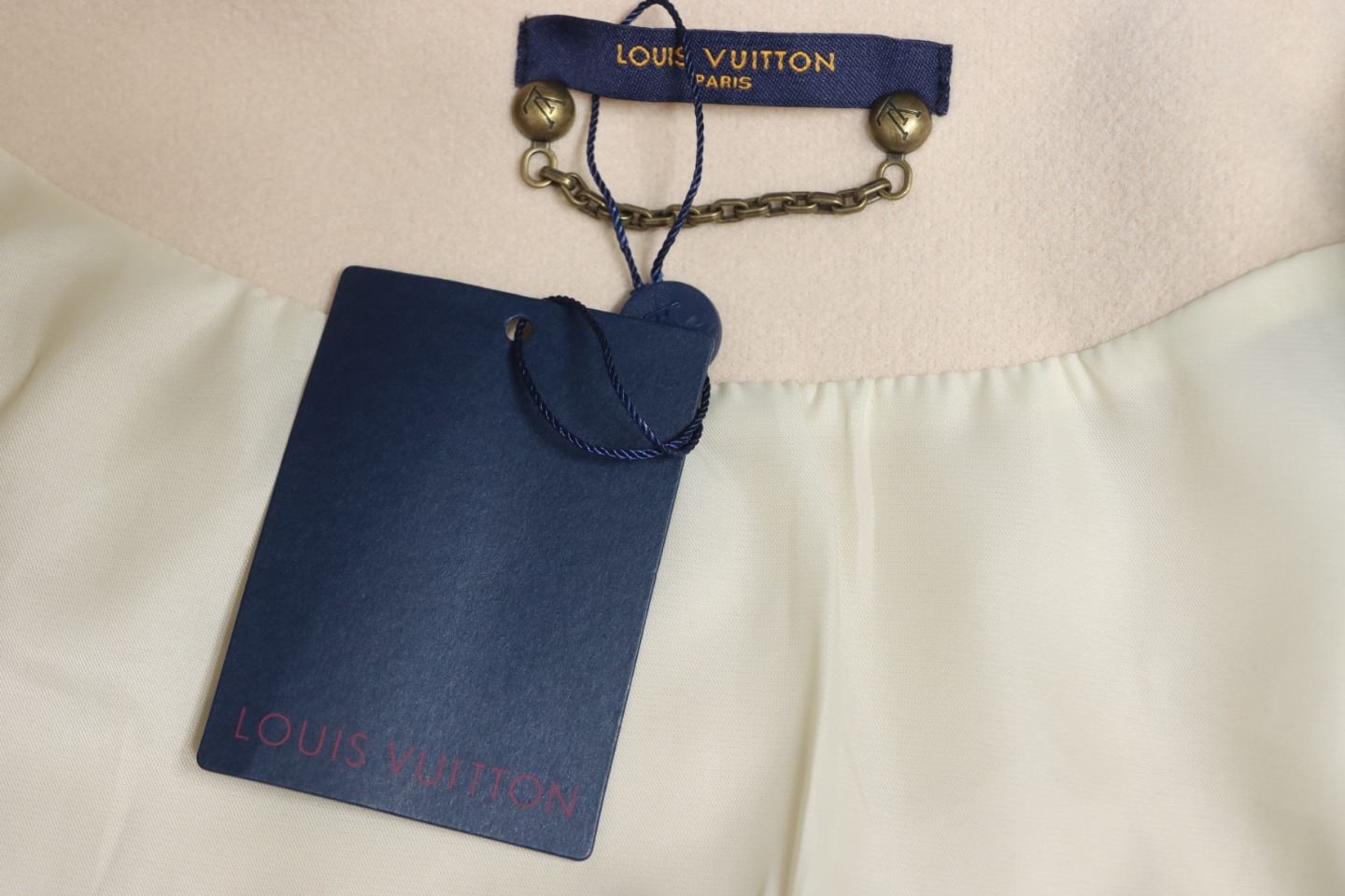 Louis Vuitton 22Fw Towel Embroidered Letter Badge Baseball Jacket