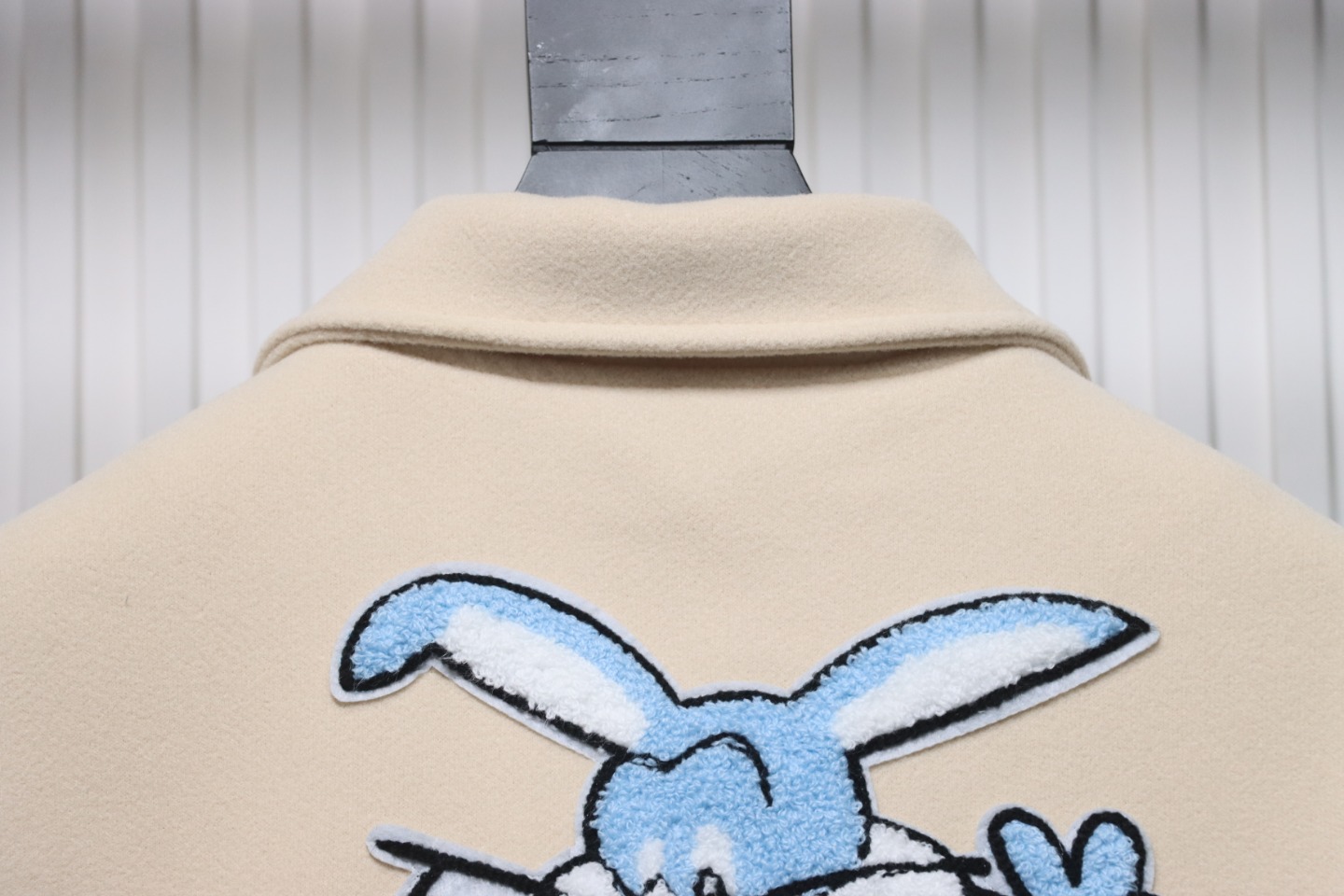 Louis Vuitton 22Fw Towel Embroidered Letter Badge Baseball Jacket