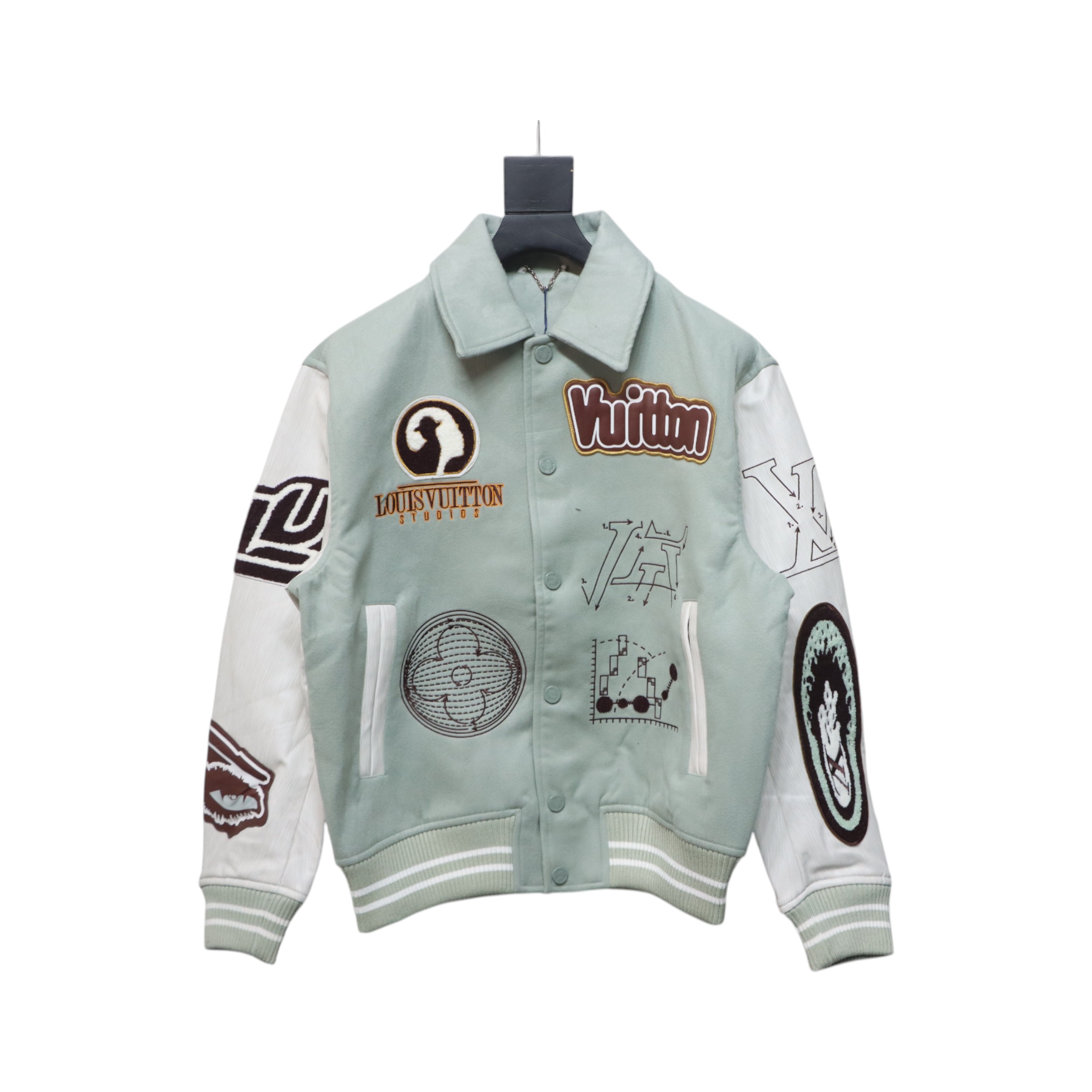 Louis Vuitton 23Fw Devil's Eye Baseball Jacket