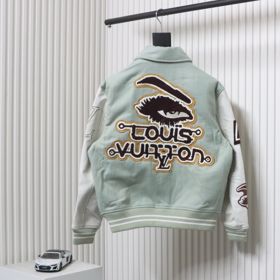 Louis Vuitton 23Fw Devil's Eye Baseball Jacket