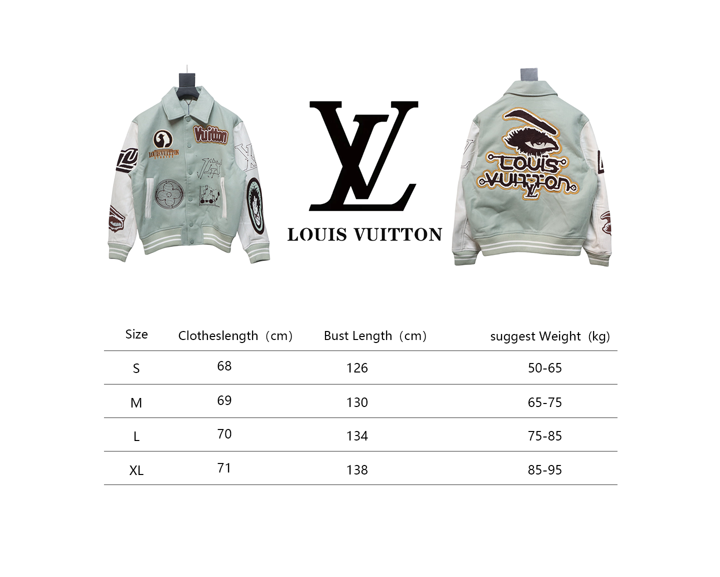 Louis Vuitton 23Fw Devil's Eye Baseball Jacket