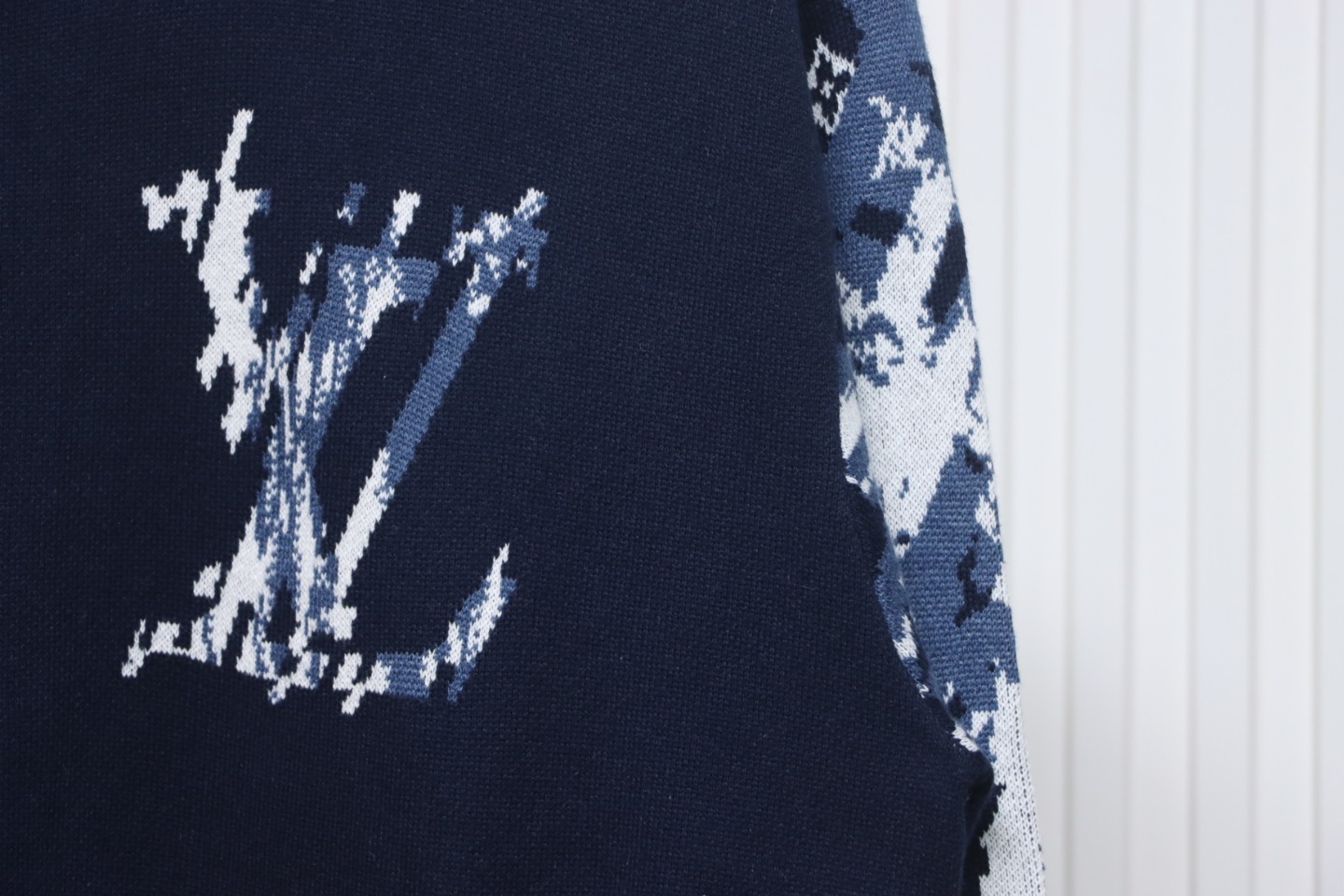 Louis Vuitton 23Fw Floral Jacquard Logo Knitted Jacket